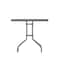 Flash Furniture Barker 31.5'' Silver Square Tempered Glass Metal Table TLH-073A-2-SV-GG - alternate 9